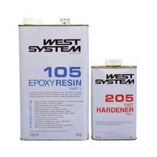 West System B Pack 105 / 205 Fast Epoxy Resin Boat Repair New RS4