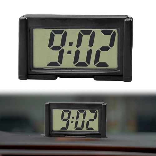 Lcd digital car clock - clock, with