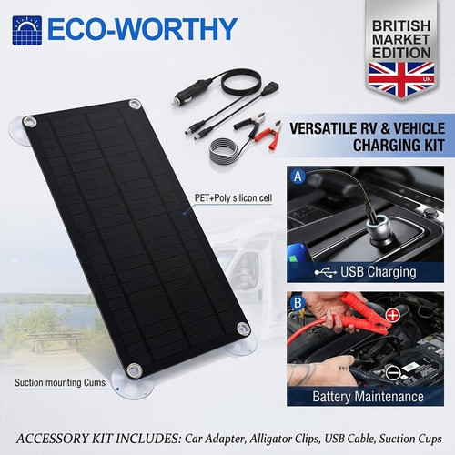 100w solar panel kit 12v - solar,