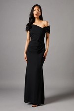 COAST Stunning Black Scuba Maxi Dress BNWT, Size UK 14!