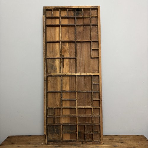 Vintage wooden printers tray - tray,