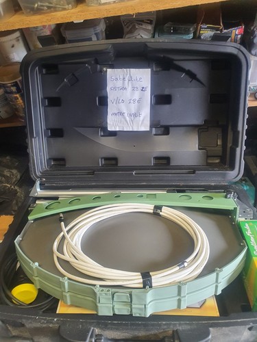 Caravan satellite dish and - dish,