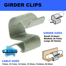  GIRDER CABLE CLIPS METAL EDGE