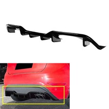 Black Rear Bumper Splitter