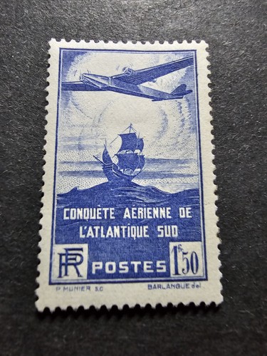 France stamp 100e crossing - france,