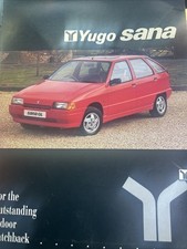 The Yugo Sana Range Car Sales Info Brochure