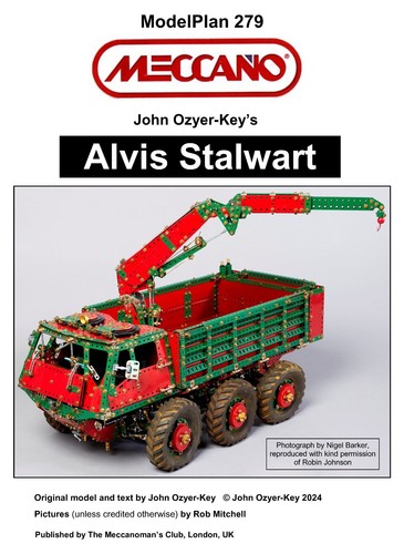 Meccano model plan alvis - plan,