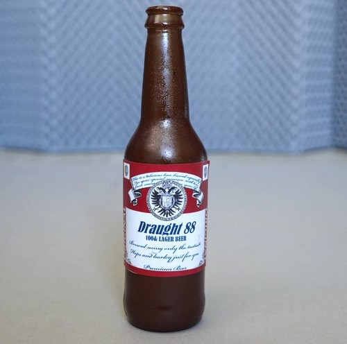 Sugar glass breakaway beer - sugar,