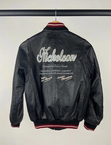 Nickelson 90s leather bomber - nickelson,