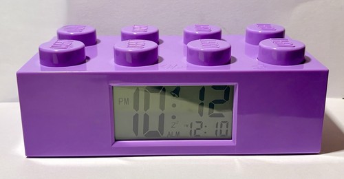Lego brick digital alarm - lego,