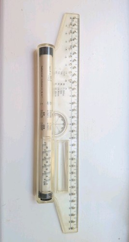 Vintage rolling parallel ruler - vintage,
