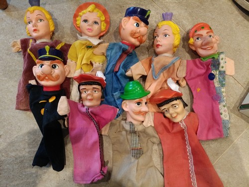 Vintage punch judy rubber - vintage,