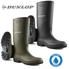 MENS DUNLOP RUBBER WATERPROOF RAIN WINTER WELLINGTONS WELLIES BOOTS SHOES SZ