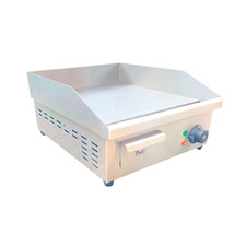 Davlex commercial griddle electric steel flat hotplate 400mm burger grill