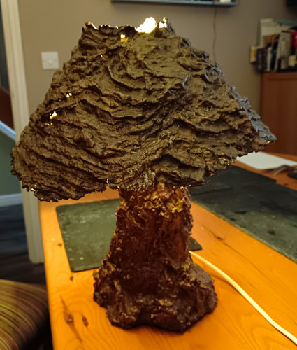 Vintage 1970s brutalist copper