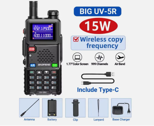 Baofeng 5rh max tri power - tri,
