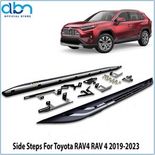 2Pcs Fixed Running Board Side Step Nerf Bar Fits for 2019-2023 Toyota RAV4 RAV 4