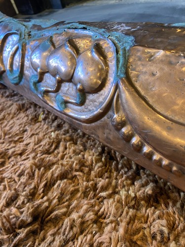 Rare art nouveau copper - art,