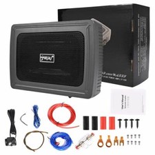Underseat Bass Box Audio Subwoofer Sub Speaker Amplifier Active 1200W 500Hz 6*8"