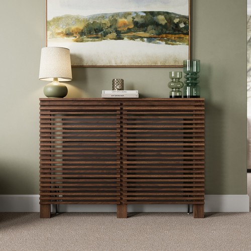 Radiator cover walnut - radiator, modern