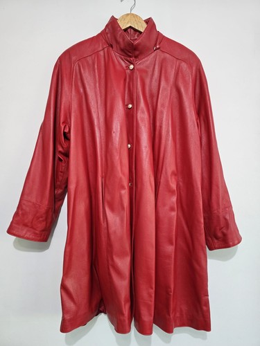 Red leather jacket from - jacket, italy