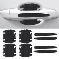 8x Black Car Door Handle Guard