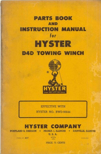 Hyster d4d towing - hyster,