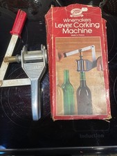 Corking machine Sanbri 1970s Made In France/Brass & Aluminium With 50 free corks