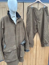 Men's MUSTO Wool Tweed SHOOTING FIELD JACKET VENTED Coat Suit Breaks XXL W 44'