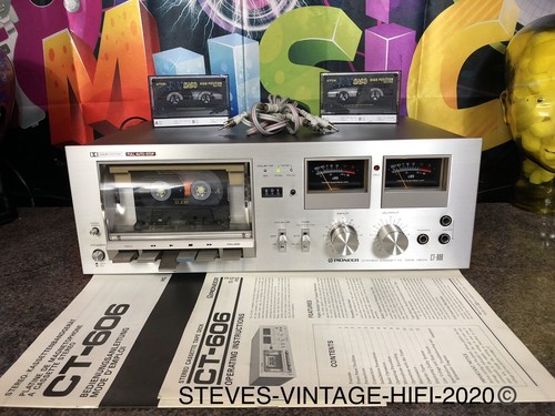 Pioneer 606 stereo cassette - pioneer,