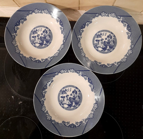 Waterside fine china - china, blue