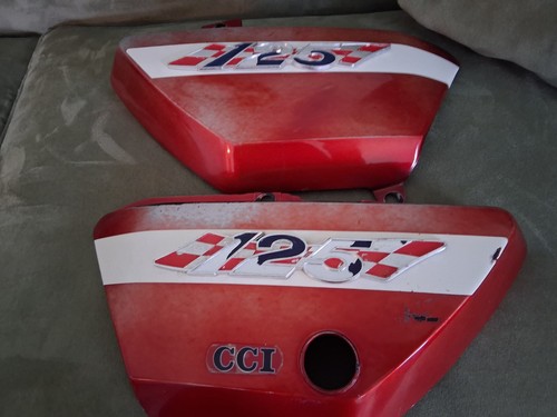 Suzuki 125 side cover - suzuki, ts