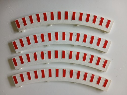 Scalextric track border set - scalextric,