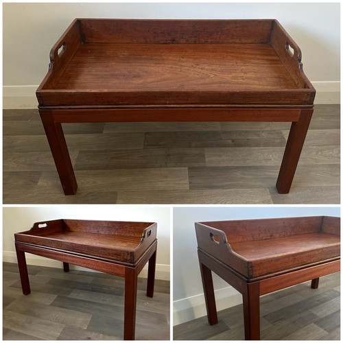 Mcm mahogany butlers tray - mahogany,