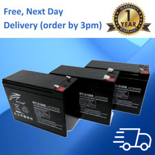 3 x 12V 10ah Batteries for