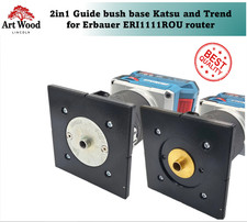 Router sub base Trend Katsu Erbauer ERI1111ROU 18V 1/4" guide bush Groove