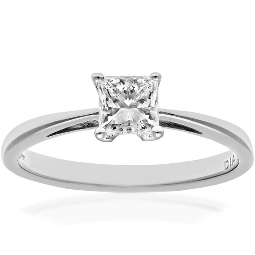 Platinum diamond engagement - platinum,