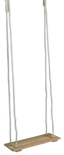 Wooden swing seat with - wooden,