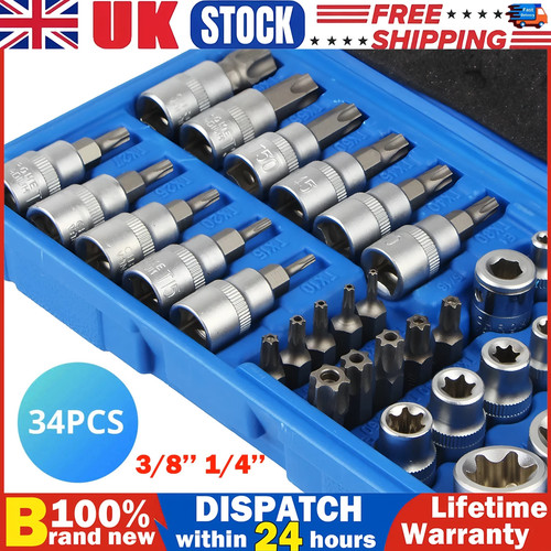 34pcs torx star socket - torx, bit