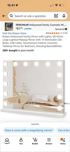 Hollywood vanity mirror with - hollywood,