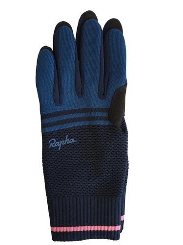 Rapha merino gloves blue - rapha,