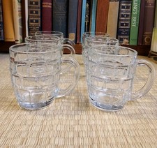 Six Vintage Crown Dema Mugs