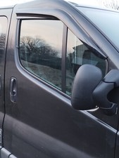 RENAULT TRAFIC 2003-2015 EXTERNAL FIT WIND RAIN SUN SMOKE GUARD DEFLECTORS 2PCS
