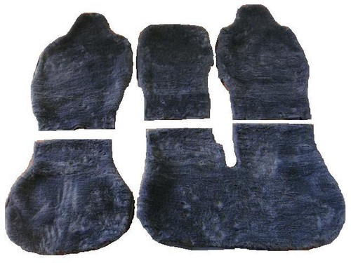 Grey fur sheepskin - (, look