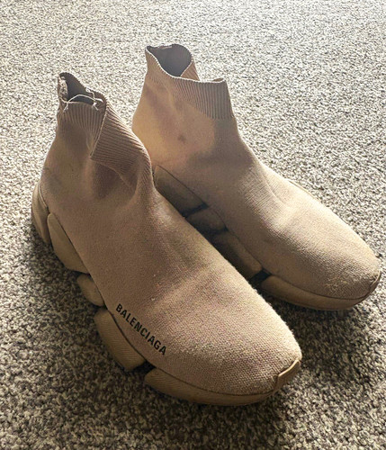 Balenciaga beige slip mid - balenciaga,