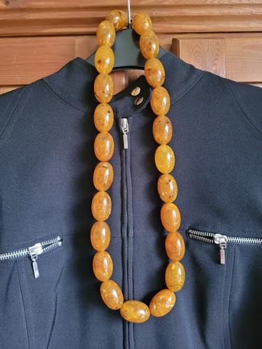Vintage amber bakelite - amber,