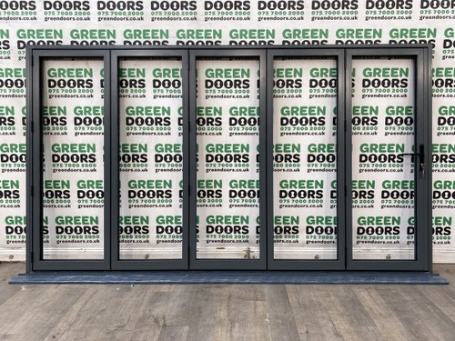 Cortizo folding grey - cortizo, doors