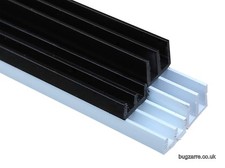 1200mm VIVARIUM GLASS RUNNERS/TRACK 4MM TOP & BOTTOM