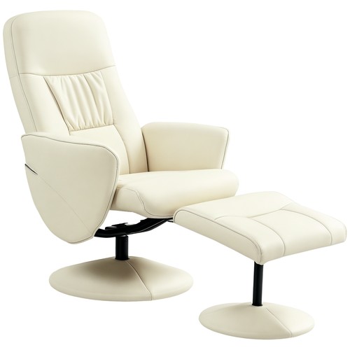 Homcom leather armchair - leather, and