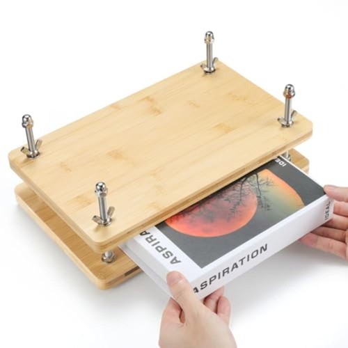 Wooden book press - press,
